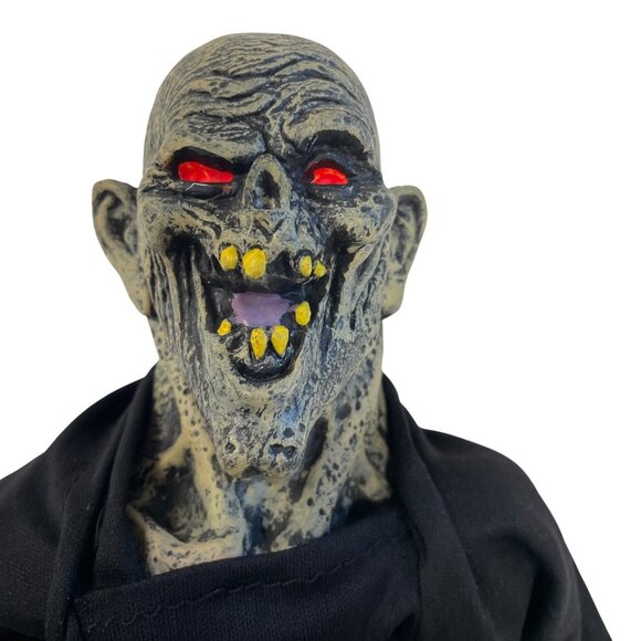 Paper Magic Group Halloween Animated Ghoul Prop 15in Bright Red Eyes - Picture 2 of 3